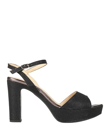 CINZIA SOFT Sandals Black Other Fibres