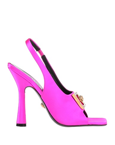VERSACE Sandali Fucsia Fibre tessili