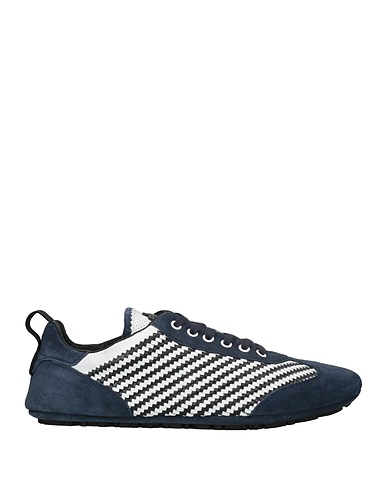 DOLCE&GABBANA Sneakers Blue 77% Kangaroo skin, 23% Calfskin