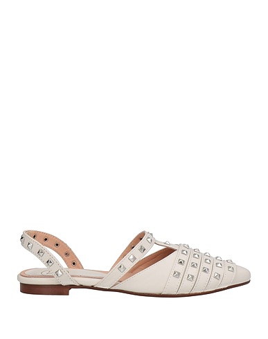 UNLACE Ballerine Bianco Pelle