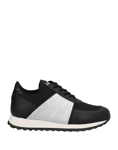 GIUSEPPE ZANOTTI Sneakers Black Soft Leather, Textile fibres