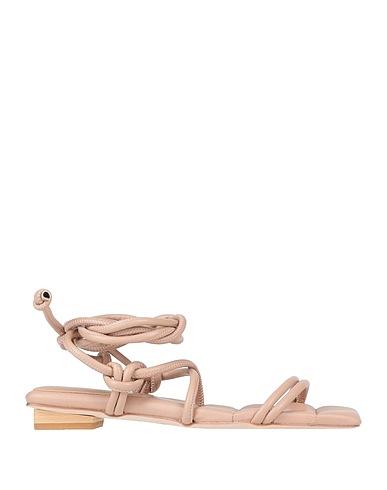 EQUITARE Sandals Light brown Textile fibres