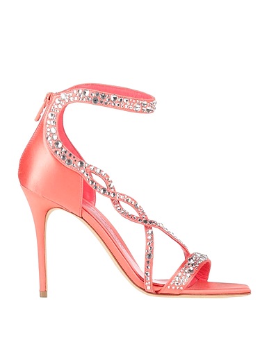 MCQUEEN Sandals Salmon pink Silk