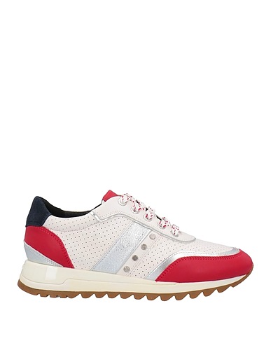 GEOX Sneakers White Soft Leather