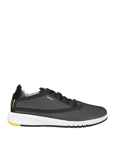 GEOX Sneakers Schwarz Leder, ECONYL®