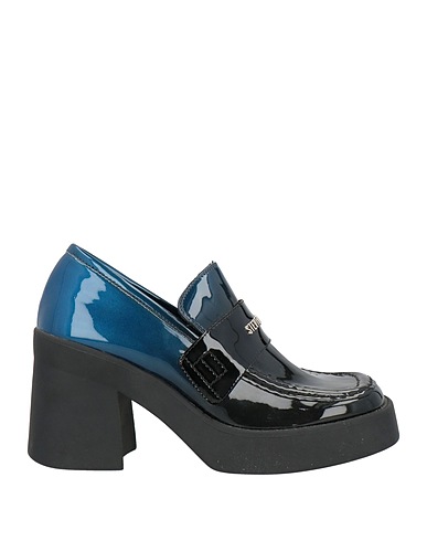 STEVE MADDEN Loafers Navy blue Textile fibres