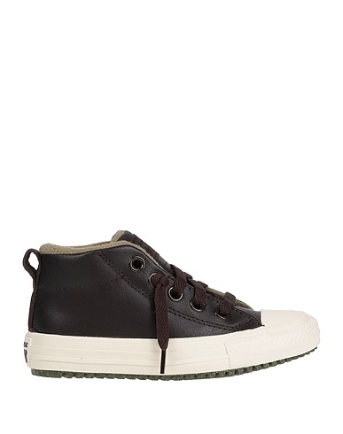 CONVERSE Sneakers CTAS STREET BOOT MID
 Testa di moro Pelle