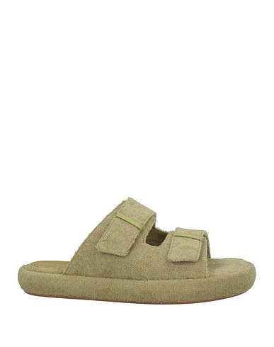 ILIO SMERALDO Sandals Sage green Textile fibres