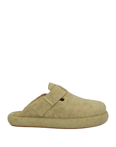 ILIO SMERALDO Mules und Clogs Salbeigrün Gewebefasern