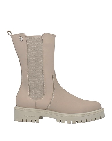 U.S.POLO ASSN. Stivaletti Grigio Pelle, Fibre tessili