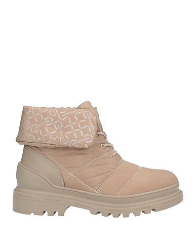 U.S.POLO ASSN. Ankle boot Beige Textile fibres, Leather
