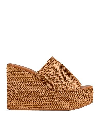 CASADEI Sandals CAMMELLO Textile fibers