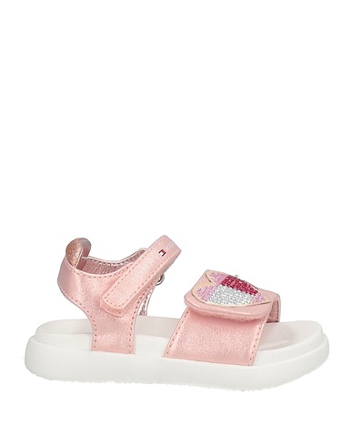 TOMMY HILFIGER Sandals Light pink Textile fibres