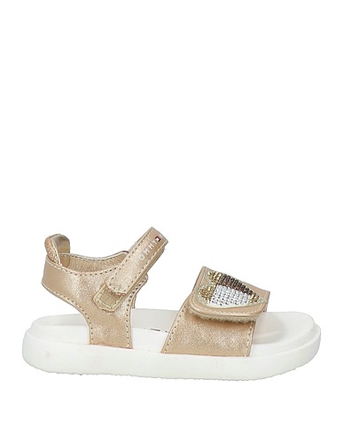 TOMMY HILFIGER Sandals Platinum Synthetisches Material, Textile fibres