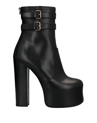 SAINT LAURENT Ankle boot Black Calfskin