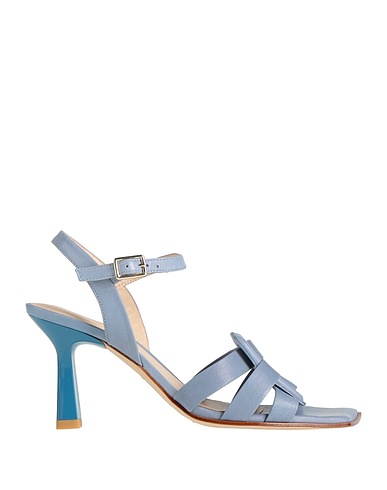 ZINDA Sandals Pastel blue Soft Leather