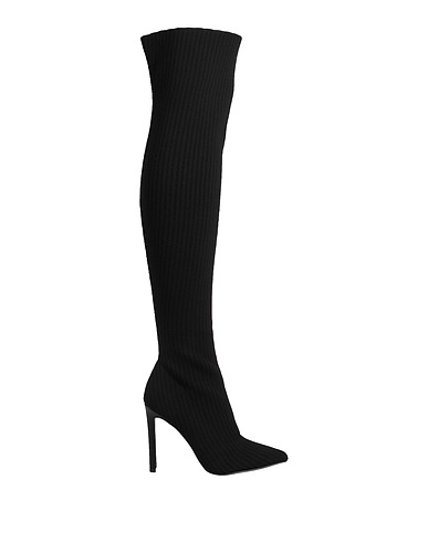 STEVE MADDEN Boots Black Textile fibers