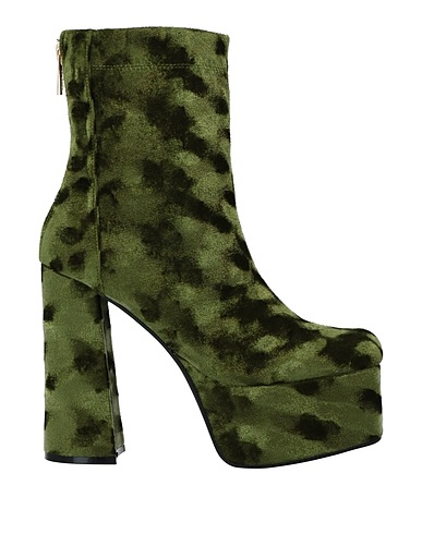 STEVE MADDEN Stiefelette Grün Gewebefasern