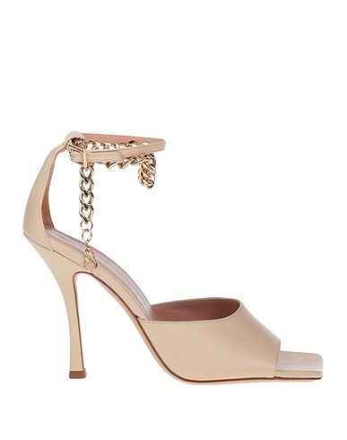 ILIO SMERALDO Sandals Beige Soft Leather