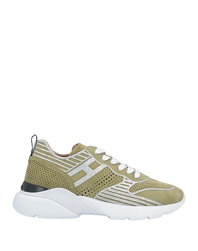 HOGAN Sneakers Verde militare Pelle