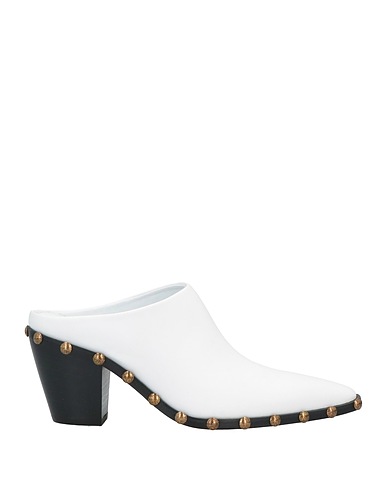 ILIO SMERALDO Mules and clogs White Soft Leather