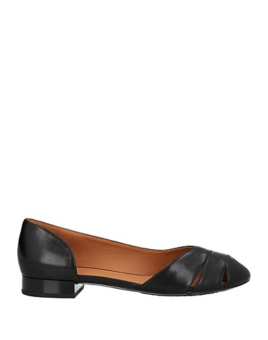 GEOX Ballet flats Black Soft Leather