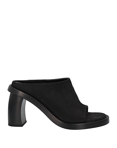 ANN DEMEULEMEESTER Sandals Black Soft Leather