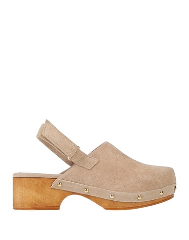 UNLACE Mules and clogs Beige Soft Leather