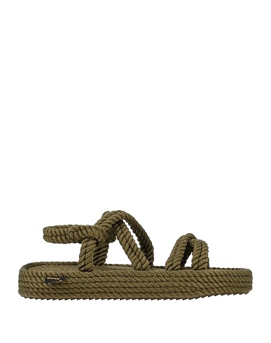BOHONOMAD Espadrilles Military green Textile fibres