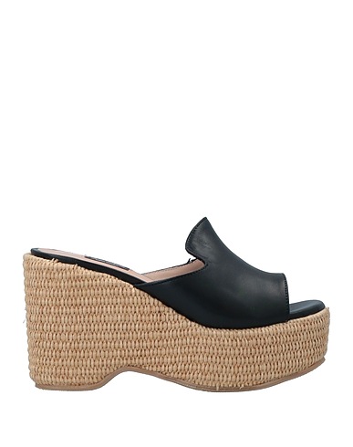 ROBERTO BOTTICELLI Espadrilles Black Soft Leather