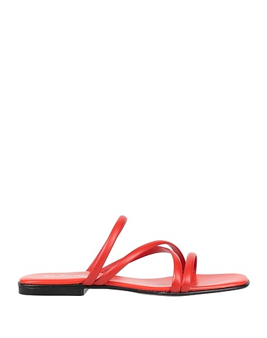BALDININI Sandals Tomato red Soft Leather