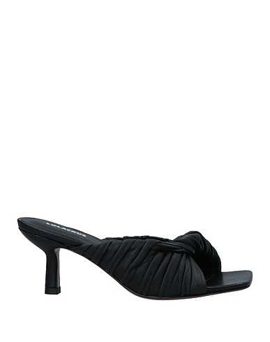 LOLA CRUZ Sandals Black Soft Leather