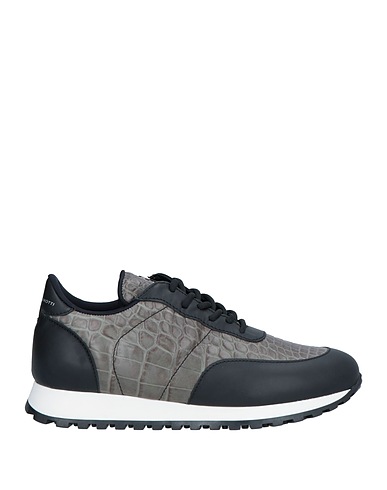 GIUSEPPE ZANOTTI Sneakers Grey 100% Soft Leather