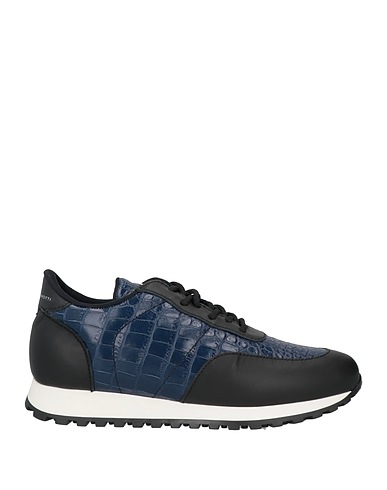 GIUSEPPE ZANOTTI Sneakers Navy blue 100% Soft Leather