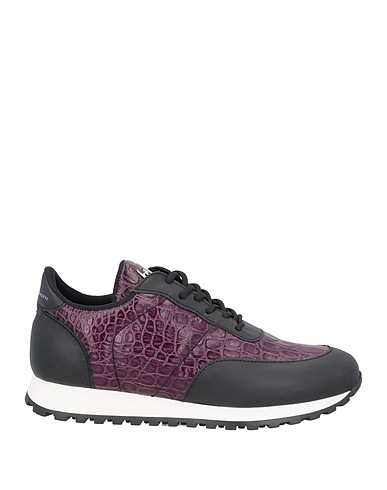 GIUSEPPE ZANOTTI Sneakers Purple 100% Soft Leather