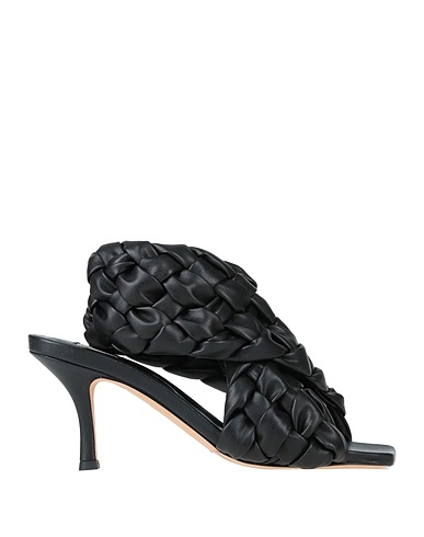 SUOLI Sandali Nero Fibre tessili