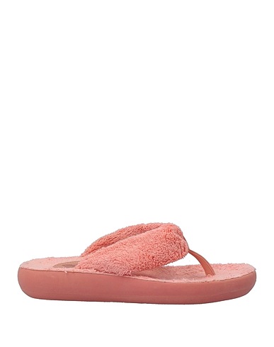 BY FAR Flip flops Salmon pink Textile fibres