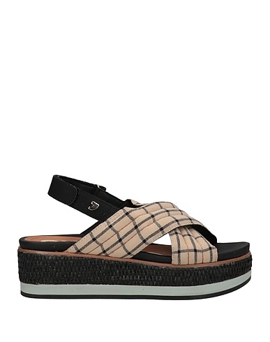 GIOSEPPO Sandals Beige Textile fibres