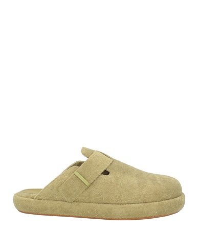 ILIO SMERALDO x THE FRANKIE SHOP Mules and clogs Sage green Textile fibres