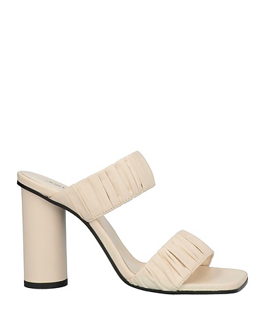 JUST CAVALLI Sandals Ivory Soft Leather