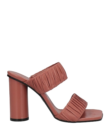 JUST CAVALLI Sandals Antique rose Soft Leather