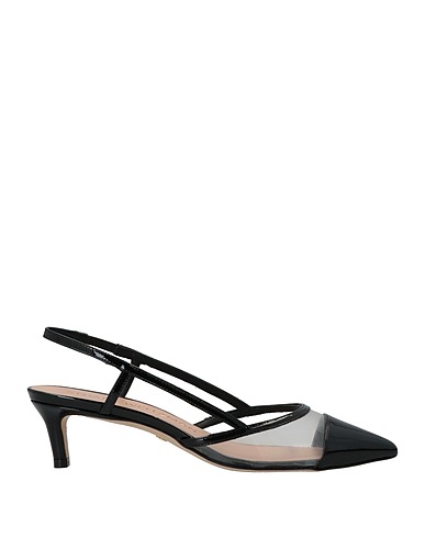 STUART WEITZMAN Décolleté Nero Pelle, Altre Fibre