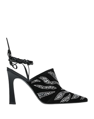 JUST CAVALLI Pump Black Leather