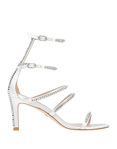 STUART WEITZMAN Sandals White Textile fibers