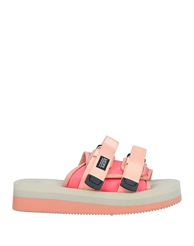 SUICOKE Sandals Salmon pink Textile fibers