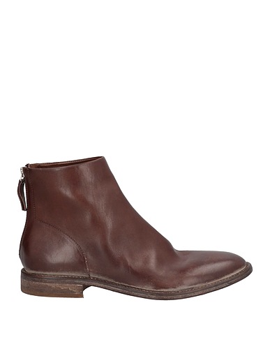 MOMA Ankle boot Dark brown Calfskin