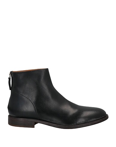 MOMA Stiefelette Schwarz Kalbsleder