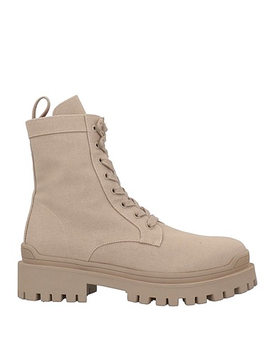 ILIO SMERALDO Ankle boot Beige Textile fibers