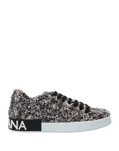 DOLCE&GABBANA Sneakers Dark brown Textile fibers