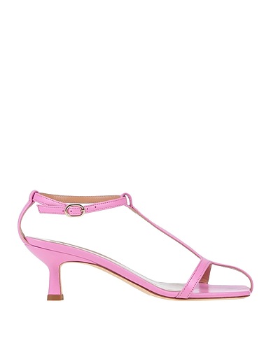 ERIKA CAVALLINI Sandals Pink Soft Leather